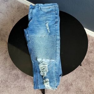 Kayden K  Mens Skinny Blue Jeans size 32